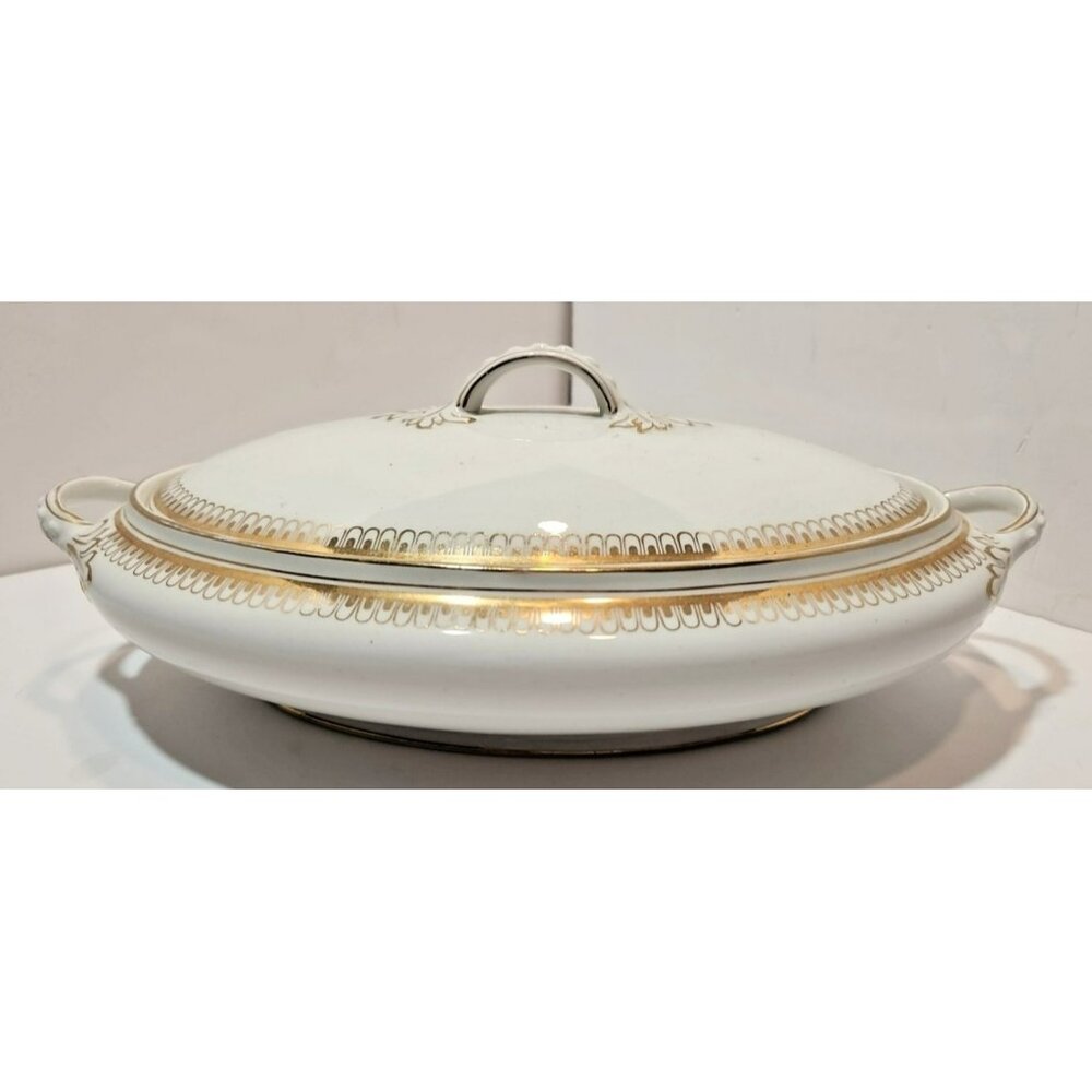 Antique (c. 1907-1914) Alfred Meakin England Vegetable Tureen Cassarole Dish